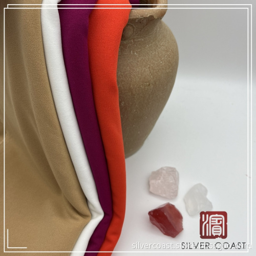 Colorful Polyester Spandex Scuba Crepe Cloth